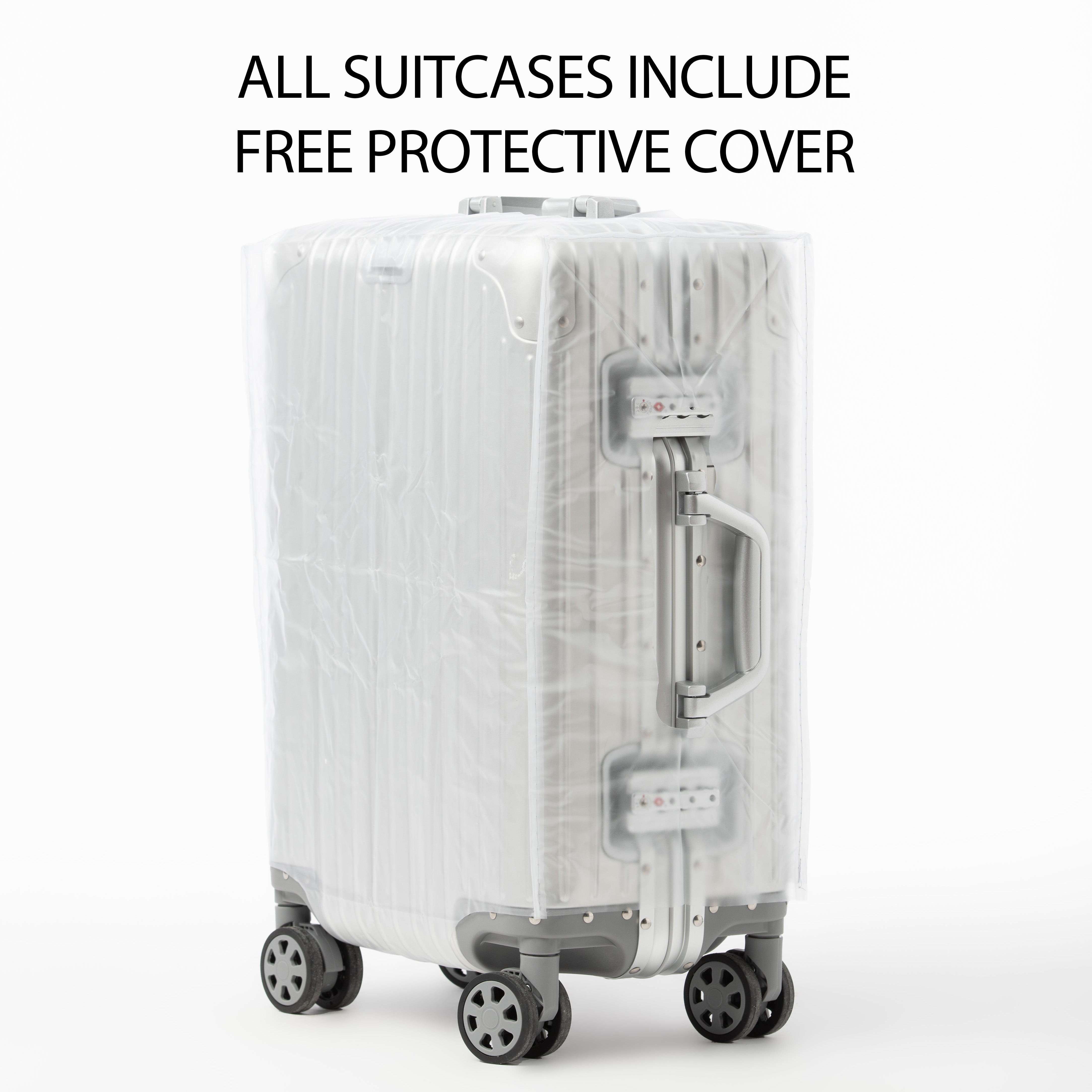 ALUMINIUM SUITCASE ( V2 NEW & IMPROVED - STRONGER ALUMINIUM & REMOVEABLE WHEELS )