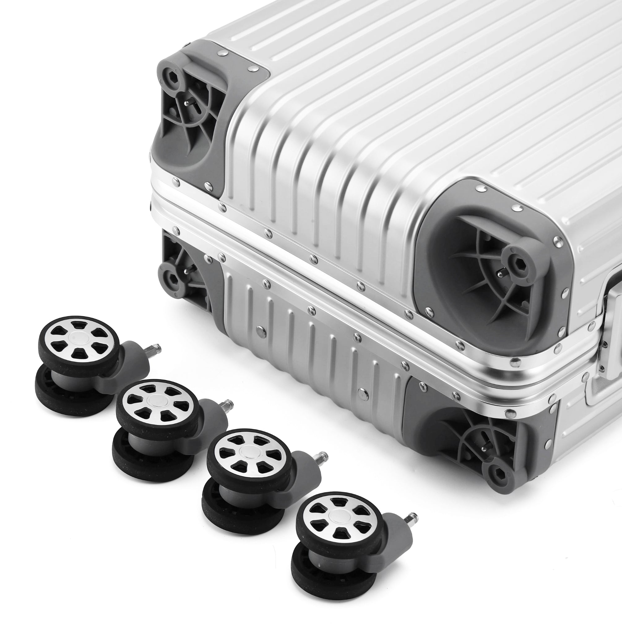 ALUMINIUM SUITCASE ( V2 NEW & IMPROVED - STRONGER ALUMINIUM & REMOVEABLE WHEELS )
