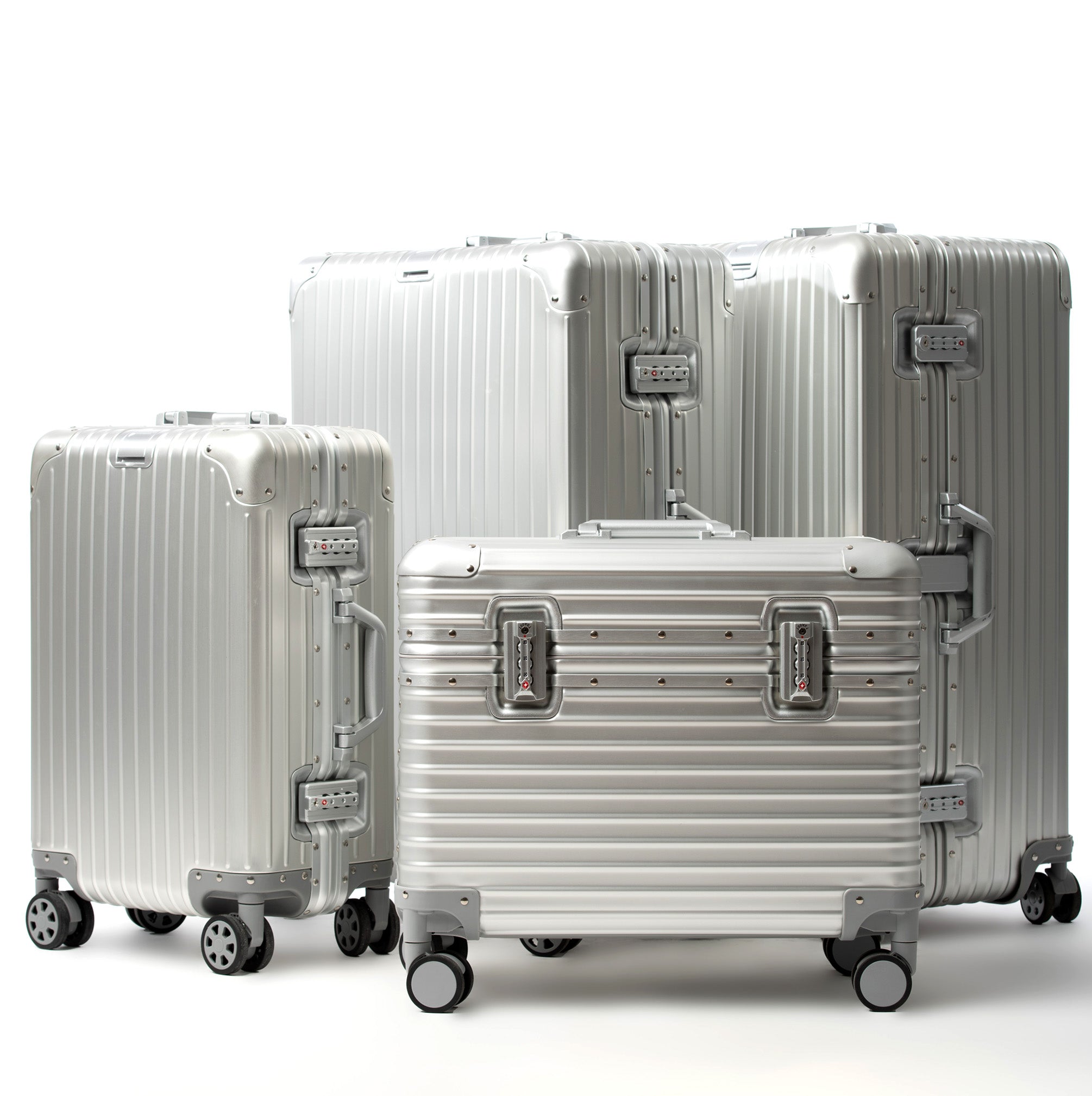 ALUMINIUM SUITCASE ( V2 NEW & IMPROVED - STRONGER ALUMINIUM & REMOVEABLE WHEELS )